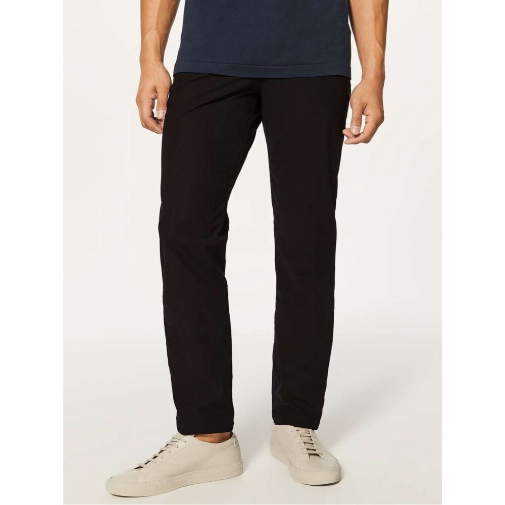 Lululemon ABC Classic-Fit 5 Pocket Pant Size 32 Warpstreme Black Pants Slacks